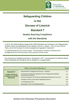 Standard 7 - Quality Assuring Compliance with the Standards